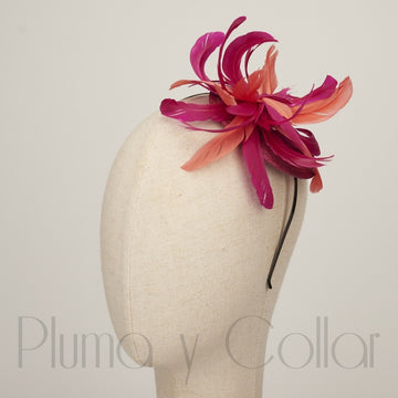 Cappello Accessorio Pluma y Collar 9098
